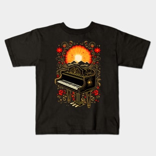 Piano Player Kids T-Shirt